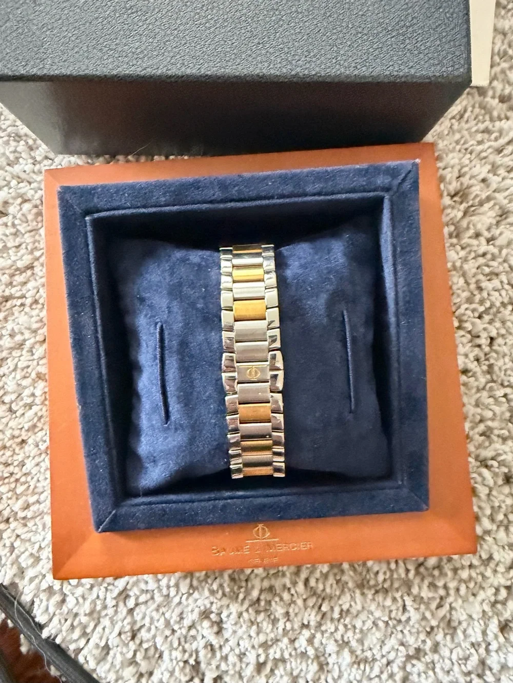 Baume & Mercier Men's Two-Tone Gold and Silver Watch